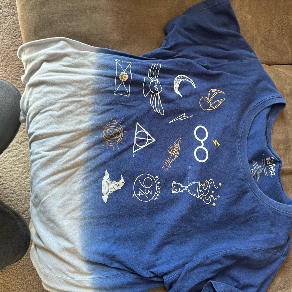 Harry Potter Blue and Gray Shirt